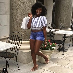 Striped Crop Top